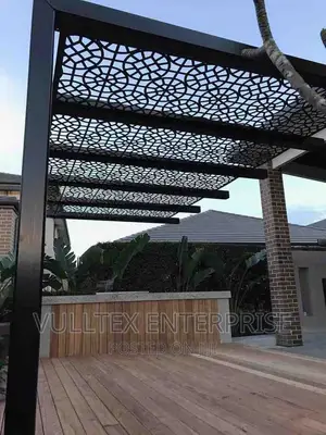 Pergola With Laser Cut Rooftop