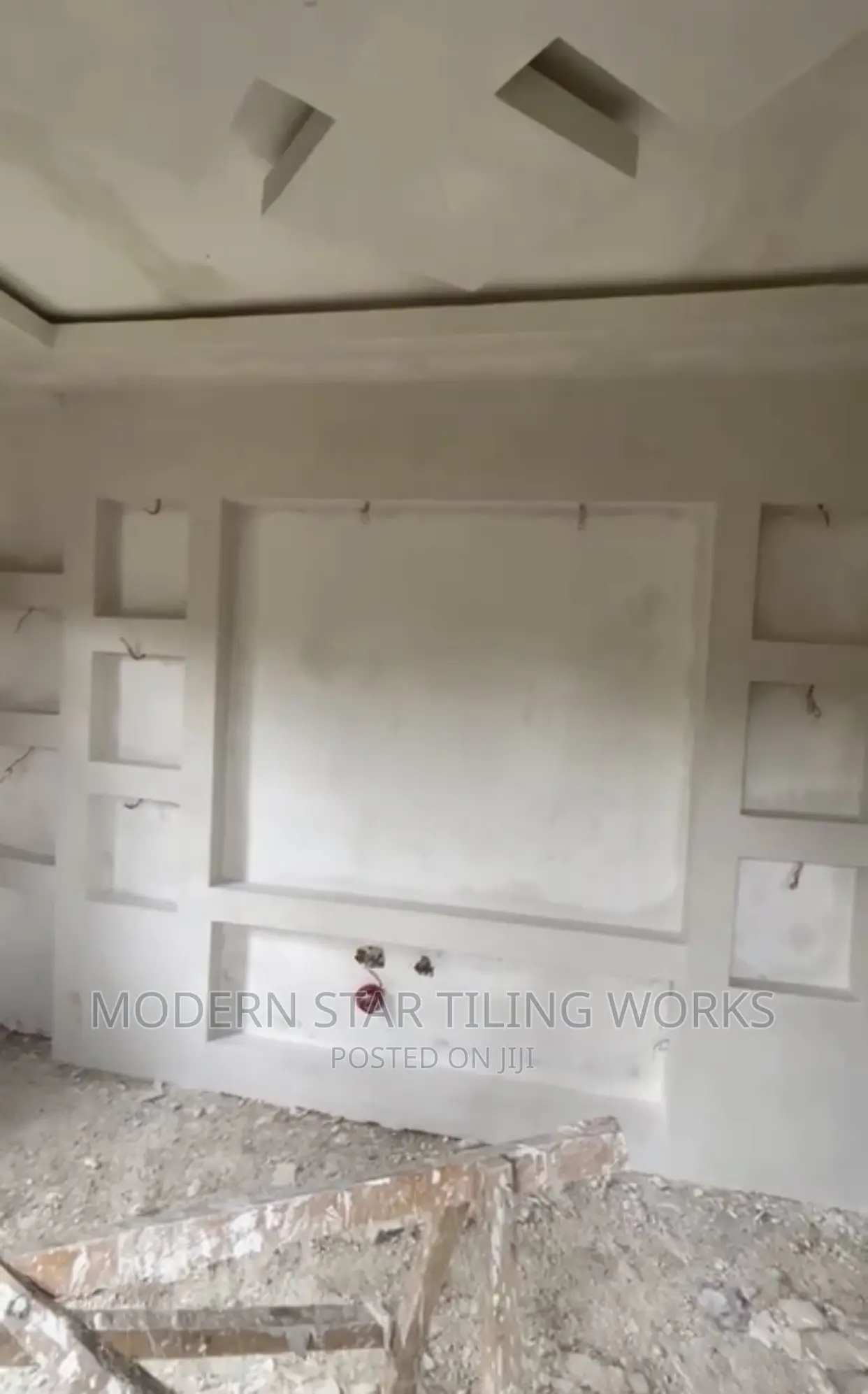 Pop and Tiling Installation