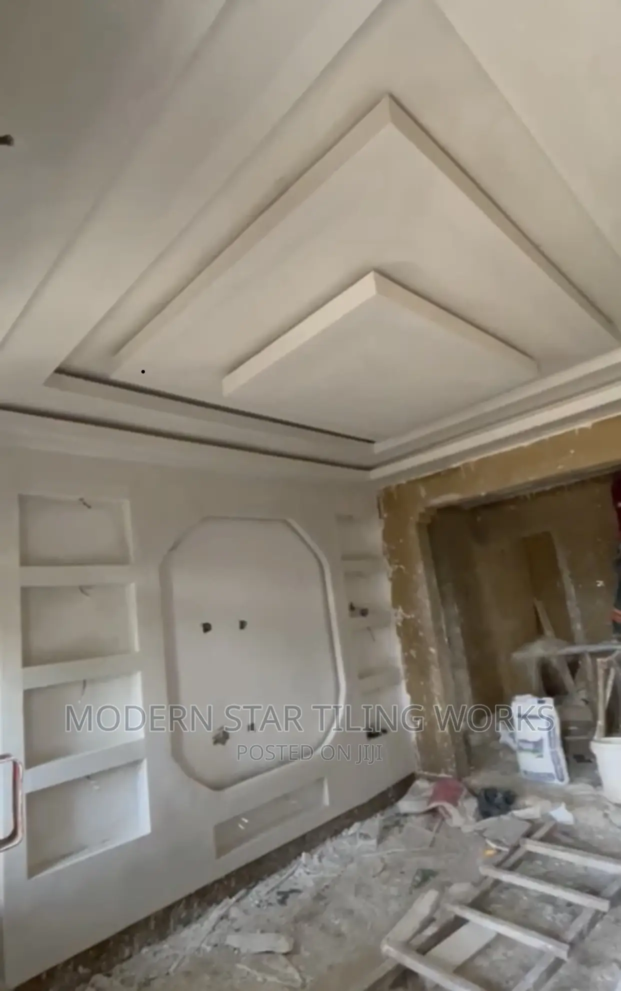 Pop and Tiling Installation