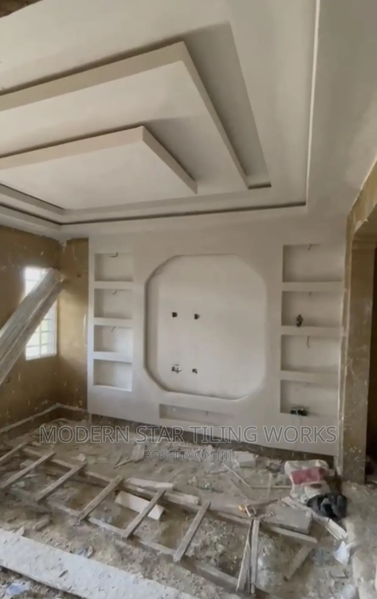 Pop and Tiling Installation