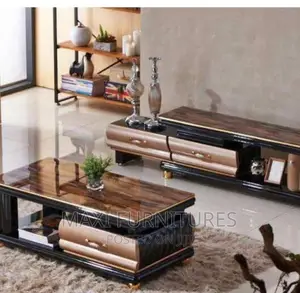 Center Table and Tv Shelve Set