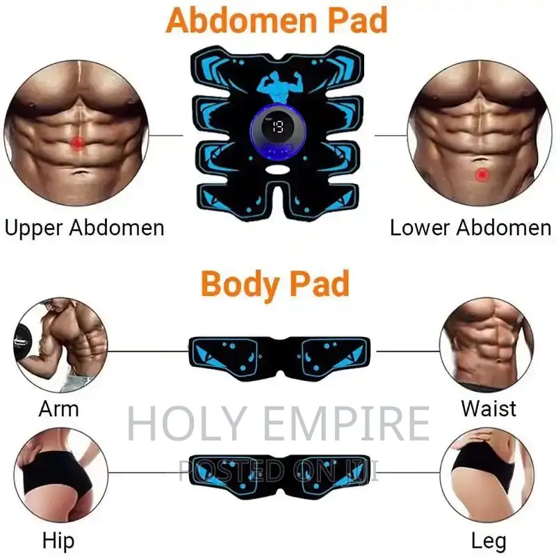 Abdominal Muscle Stimulator Ems Abs Trainer Electrostimula Abdo - image 2
