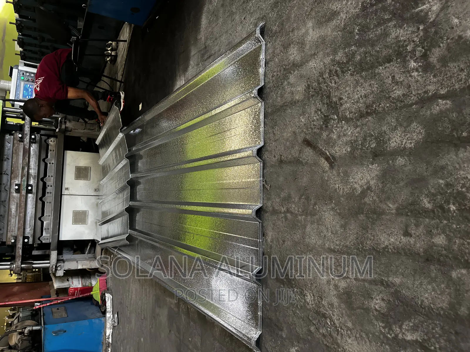 Complete 0.55mm Stucco/Plain Aluminium Roofing Sheets in DeiDei