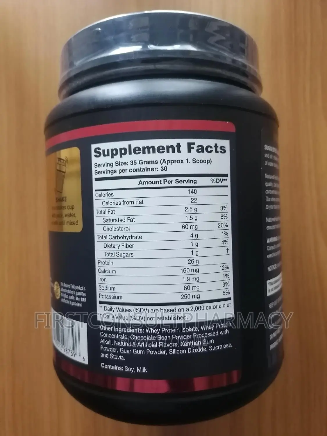Nature's Field Whey Protein 2.32lb