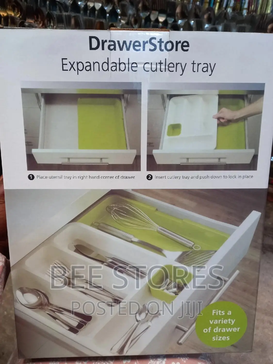 Drawer Store Expandable Cutlery Tray