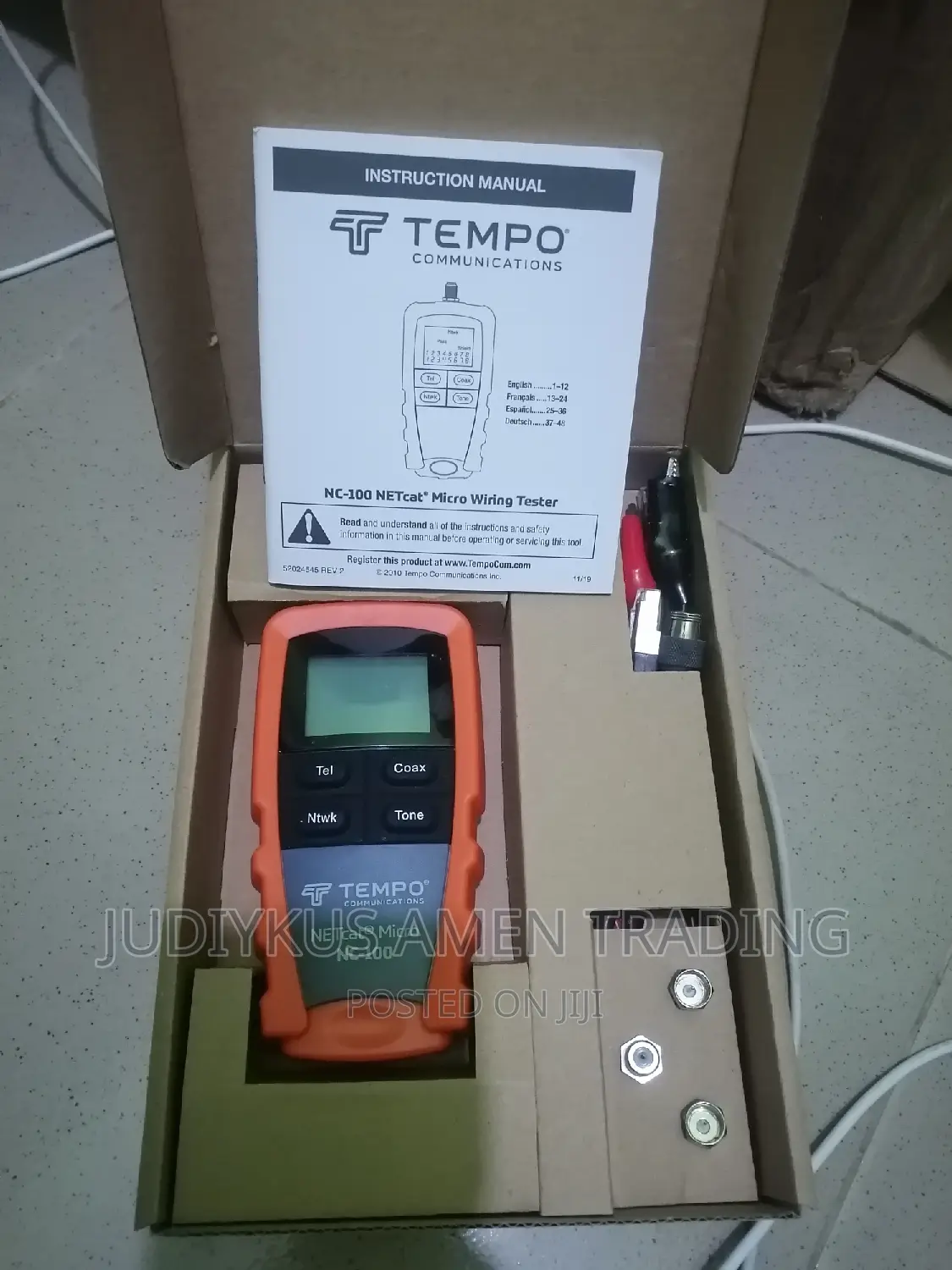 Tempo VDV Wiring and Cable Tester