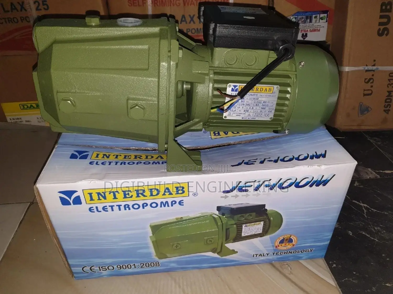 1hp Interdab Surface Pump With Avr
