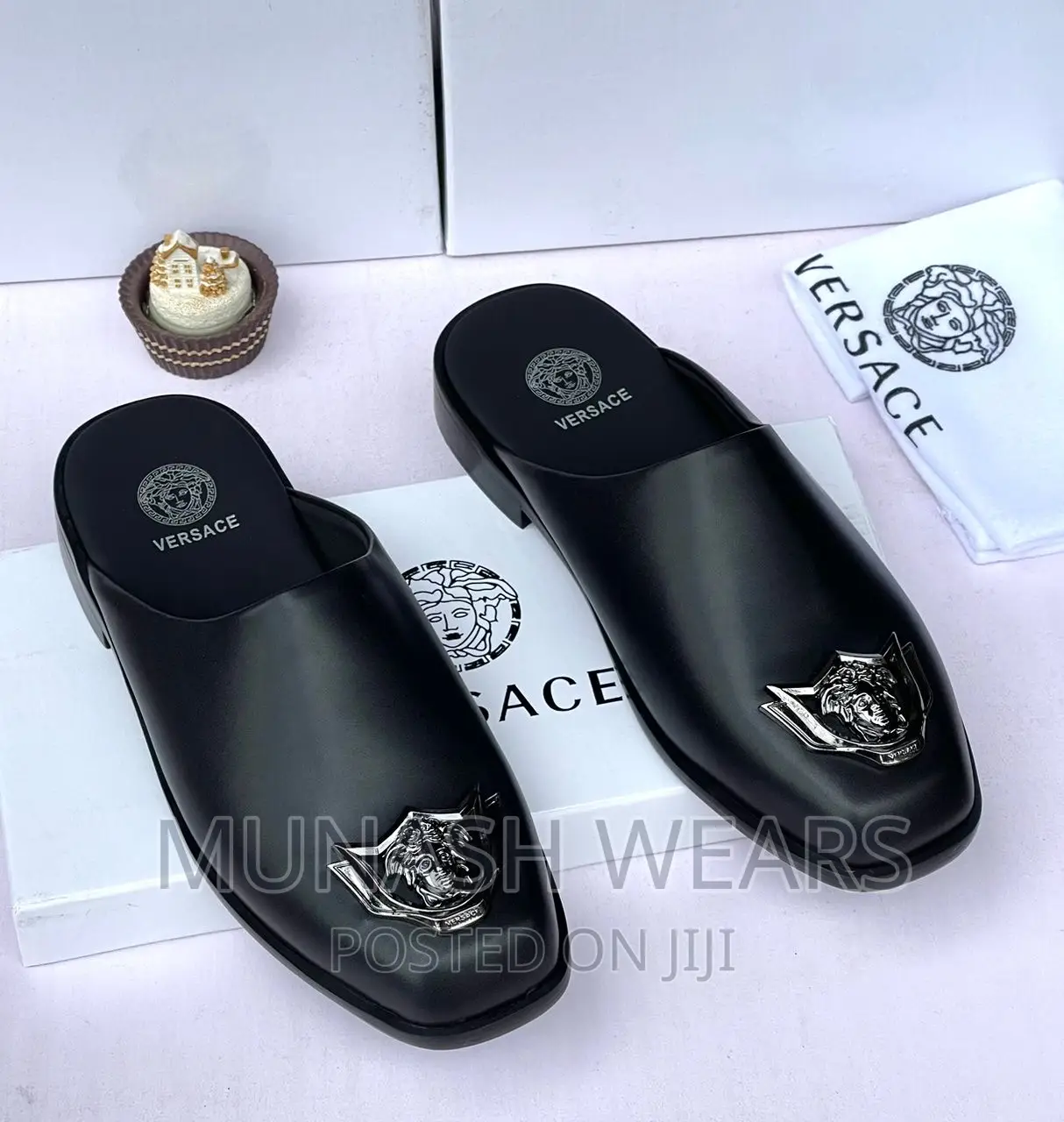 Versace Luxury Leather Half Shoe