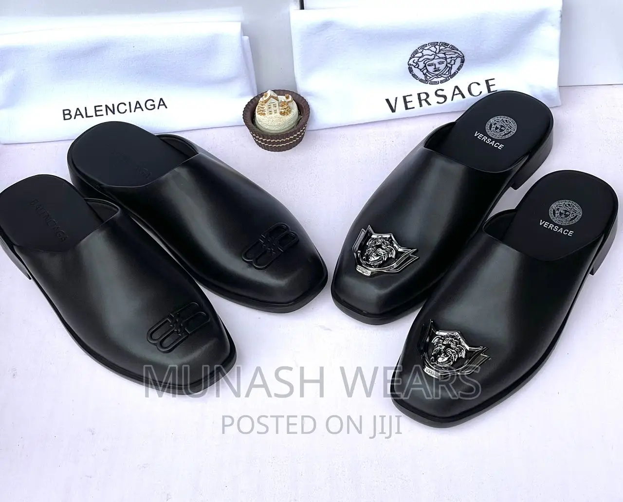 Versace Luxury Leather Half Shoe