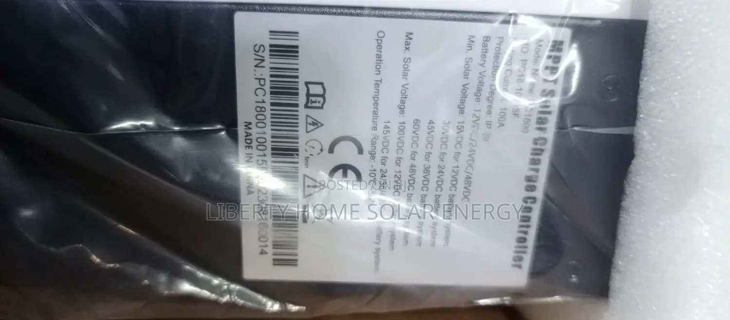 MUST 100a MPPT Charge Controller