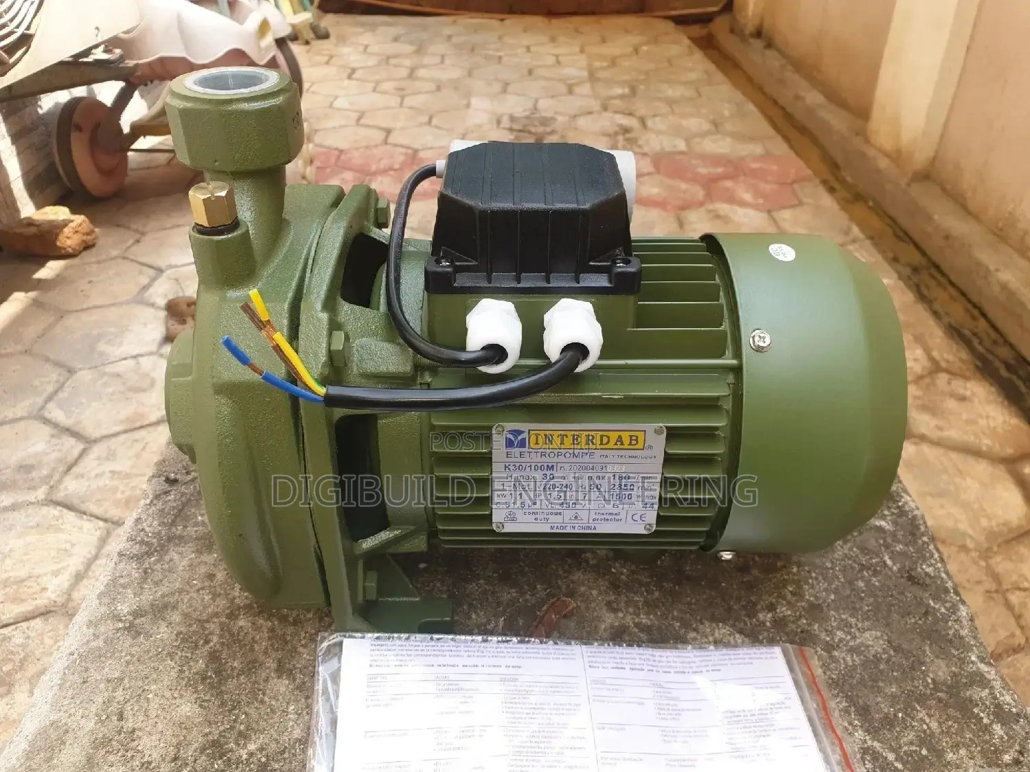 1.5hp Interdab Surface Water Pump With AVR