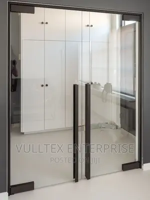 Black Accessories Swing Double Door