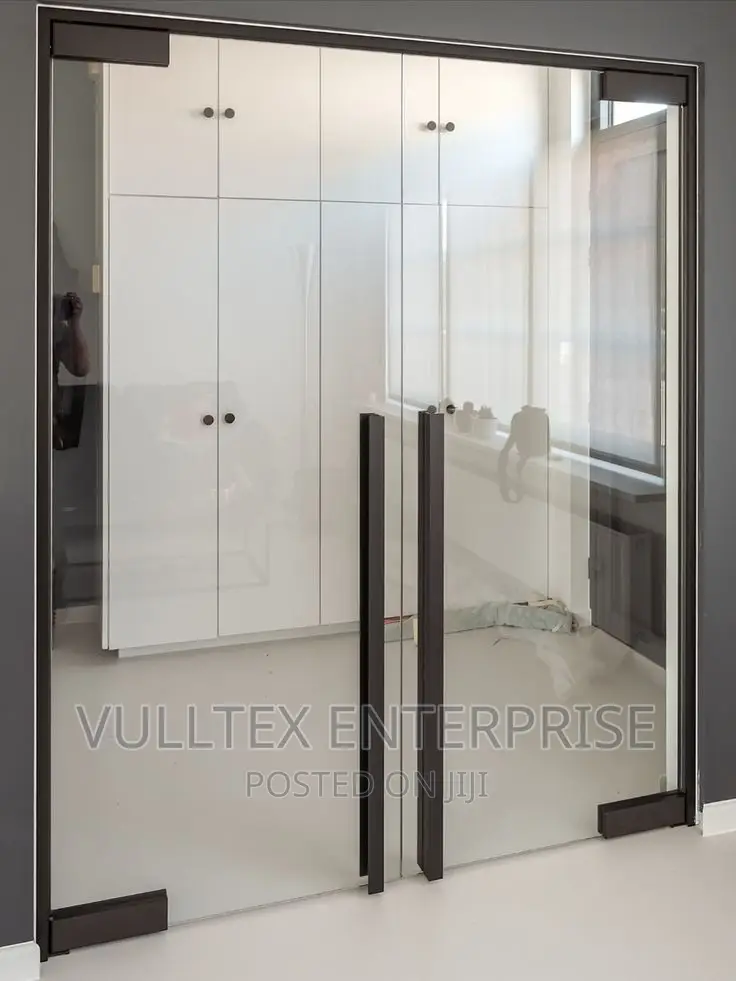 Black Accessories Swing Double Door