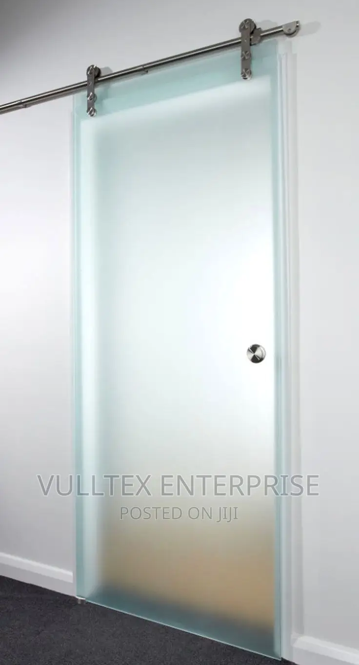Sliding Frosted Glass Door