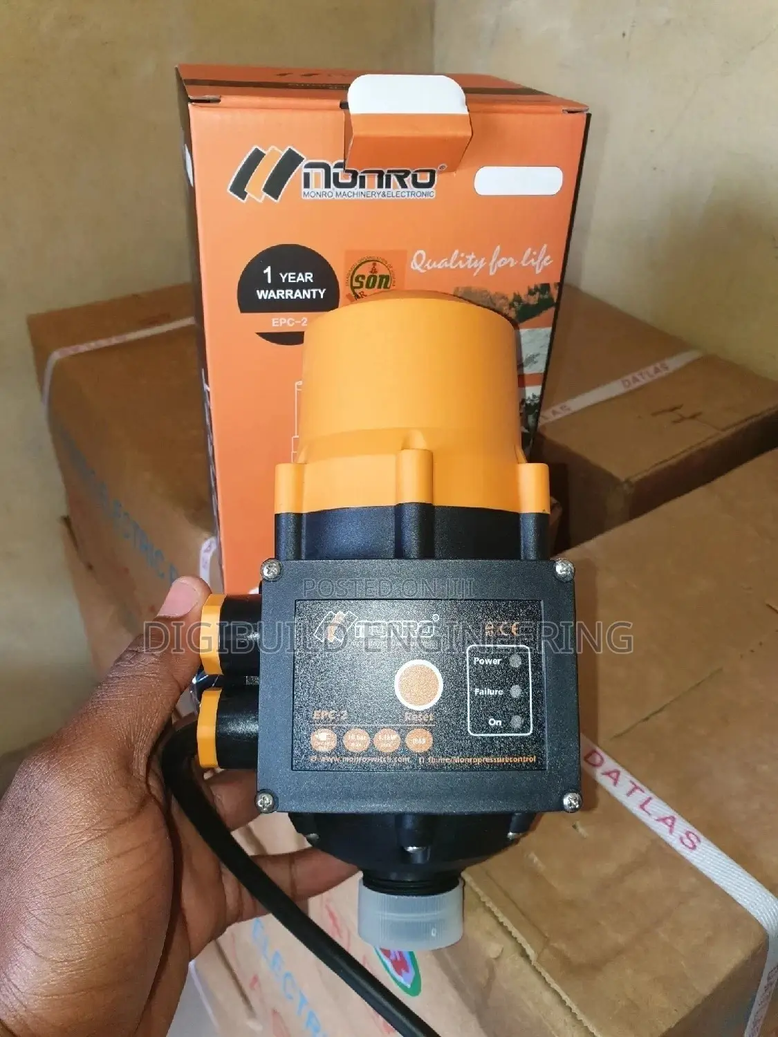 Monro Digital Automatic Pressure Pump Control With Guage