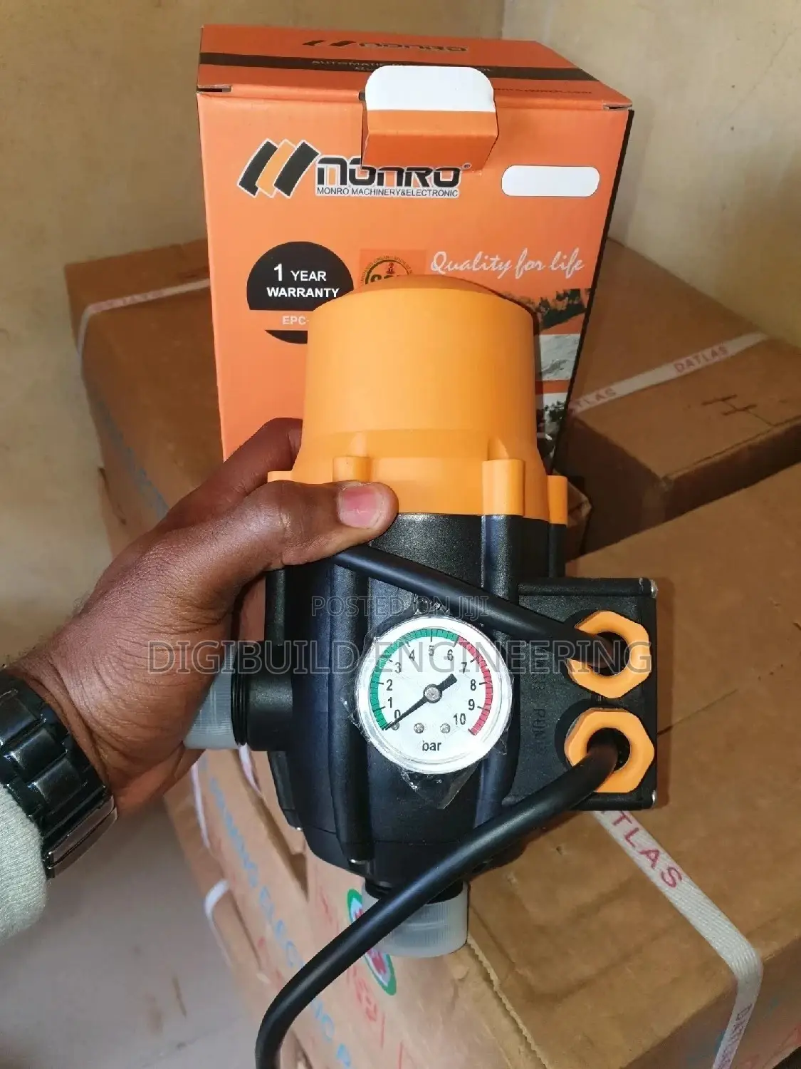 Monro Digital Automatic Pressure Pump Control With Guage