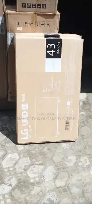 LG 43inches Android With White Carton 2023