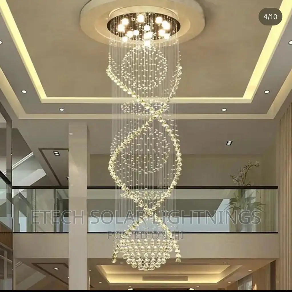 Exclusive Luxury LE D Rain Dropping Chandelier Light 600mm