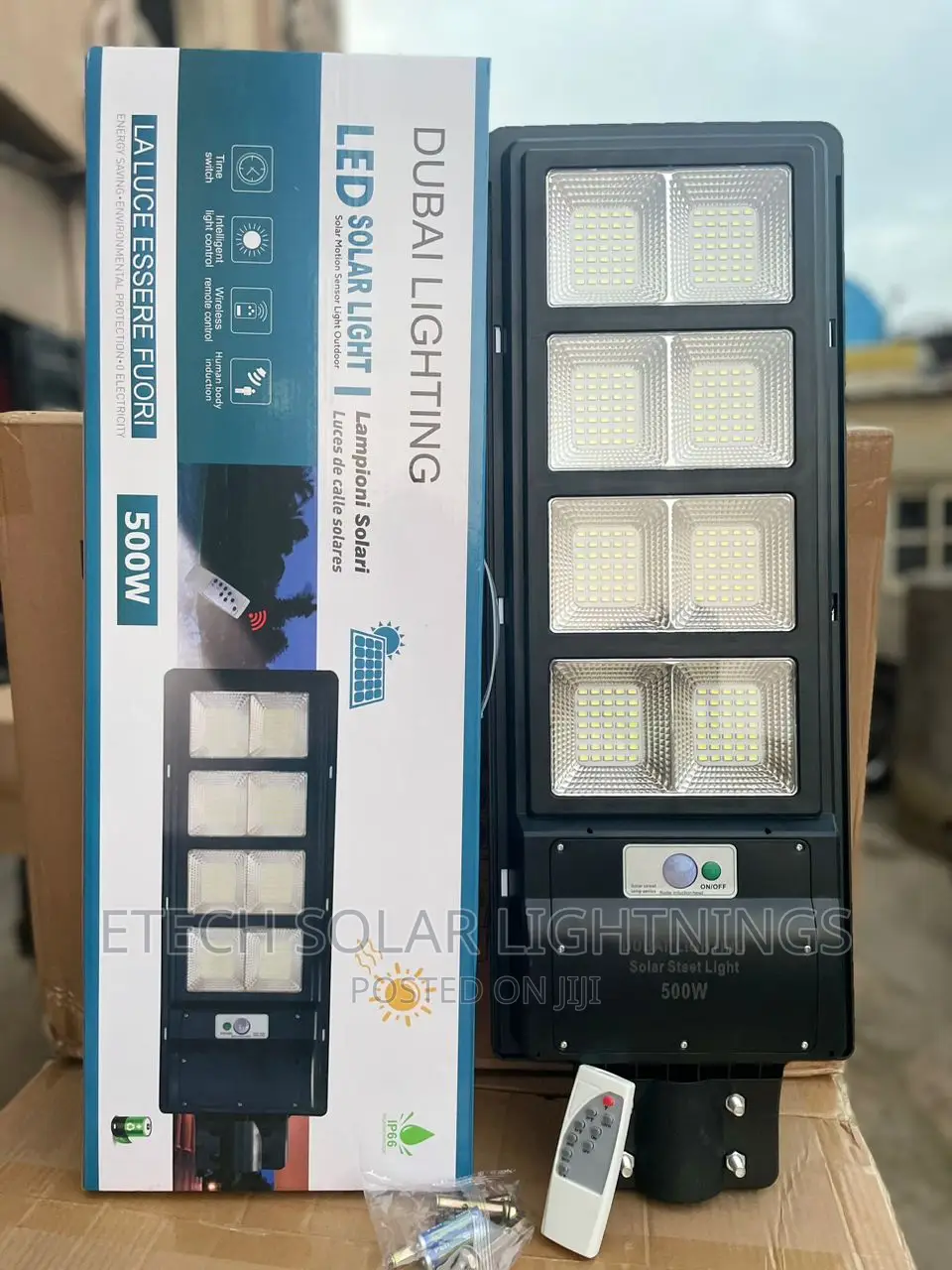Original 600 Wats L E D Solar Street Light, Garden Lights
