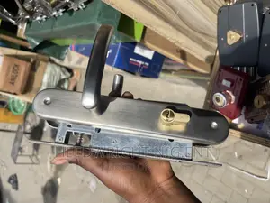 Silver Complete Door Lock