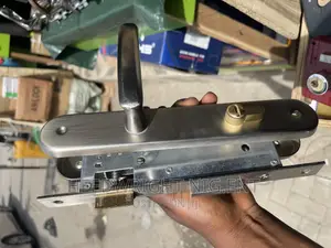 Silver Complete Door Lock