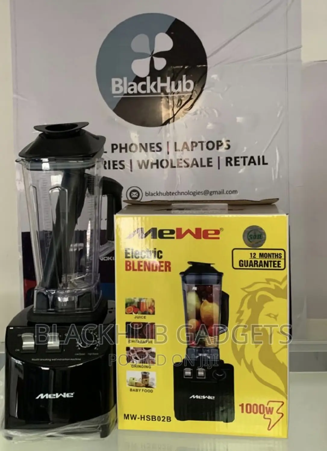 Mewe Electric Blender 1000W