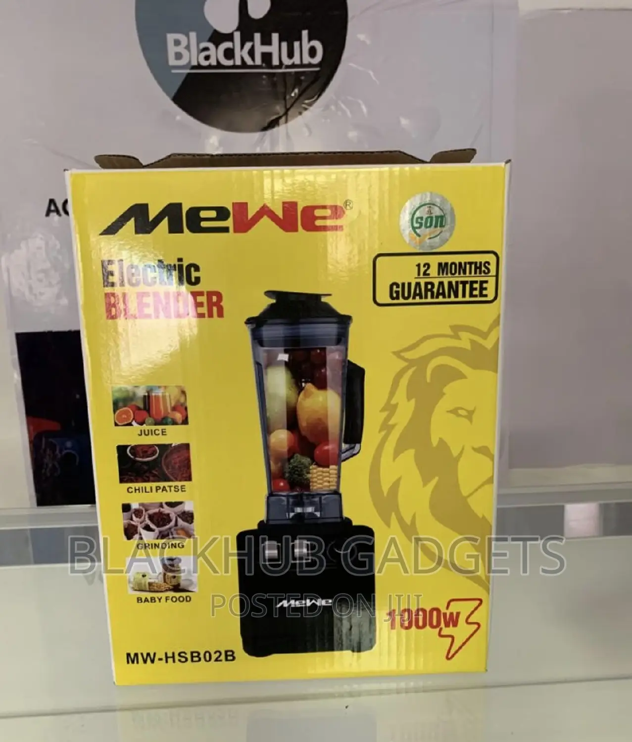 Mewe Electric Blender 1000W