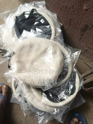 White Security Beret