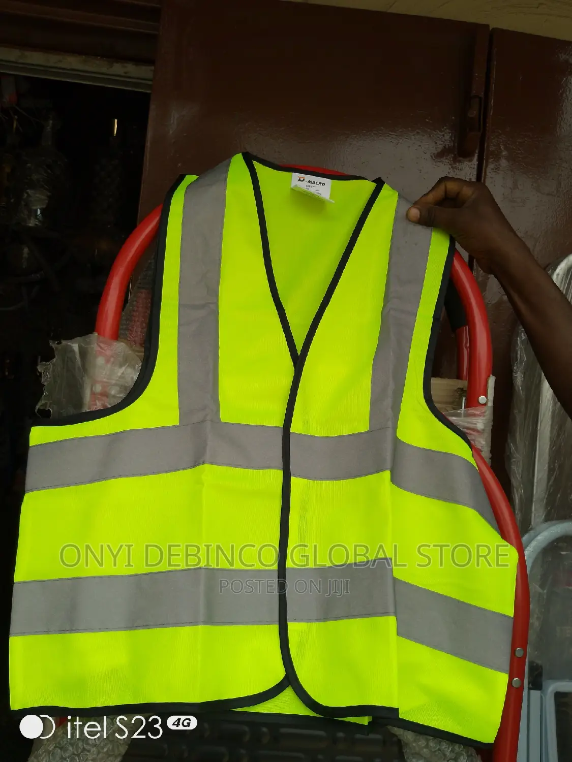 Industrial Reflective Safety Jacket 100% Polyester M, L & XL