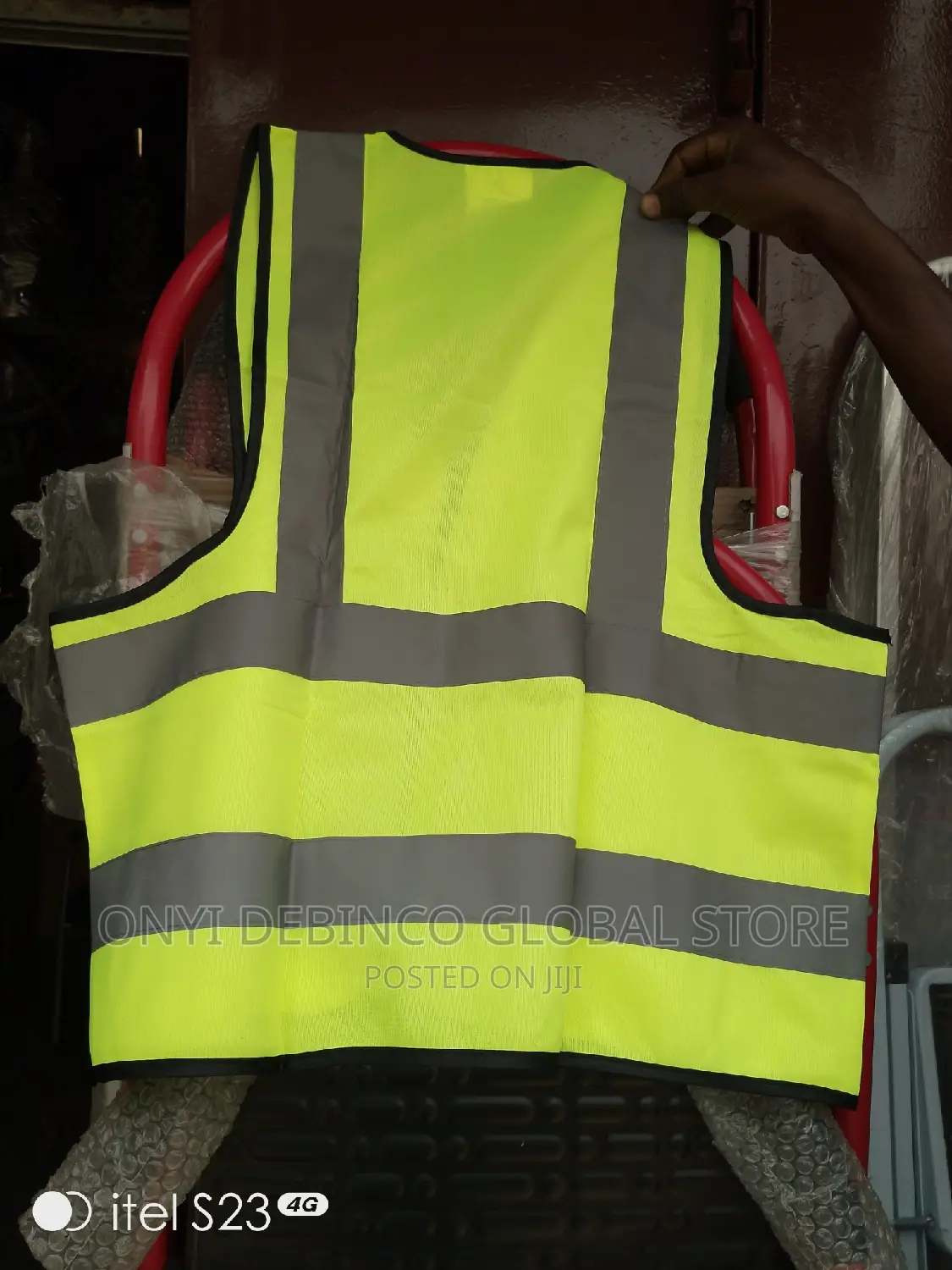 Industrial Reflective Safety Jacket 100% Polyester M, L & XL