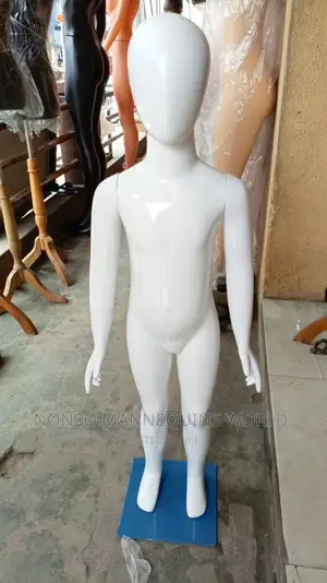 Age 4 To 6years Glossy Kids White Mannequin