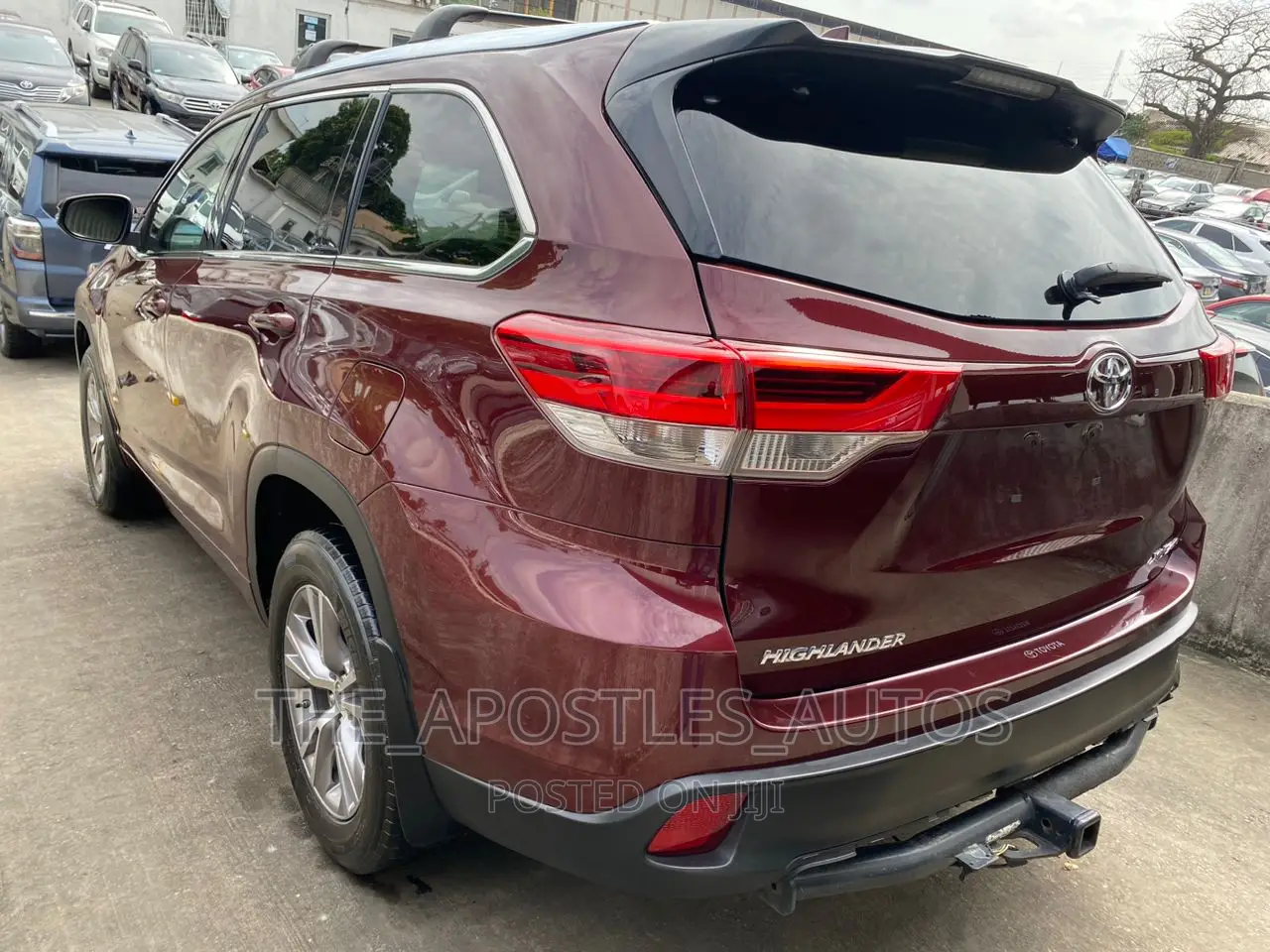 Toyota Highlander 2017 Burgundy