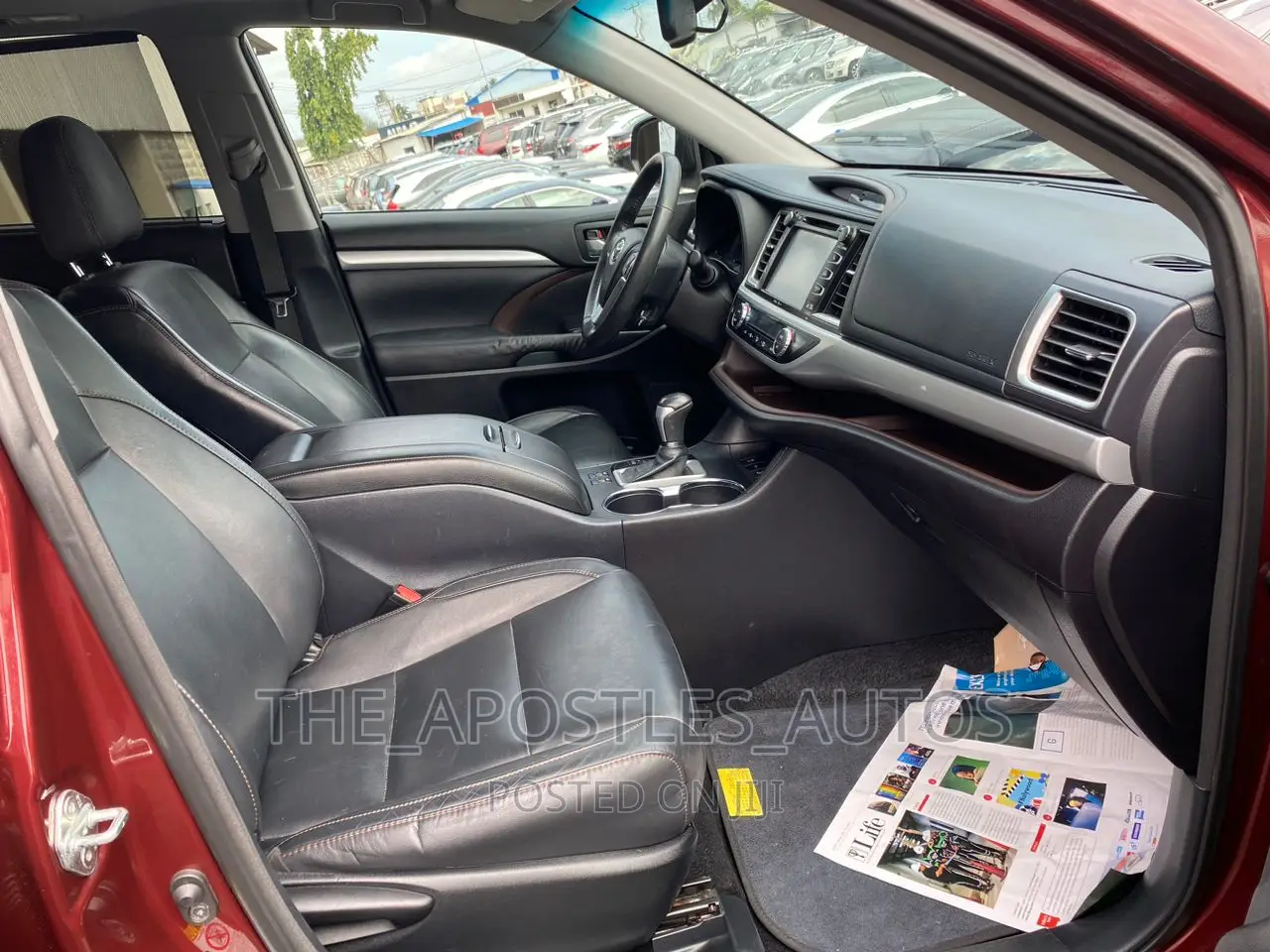 Toyota Highlander 2017 Burgundy