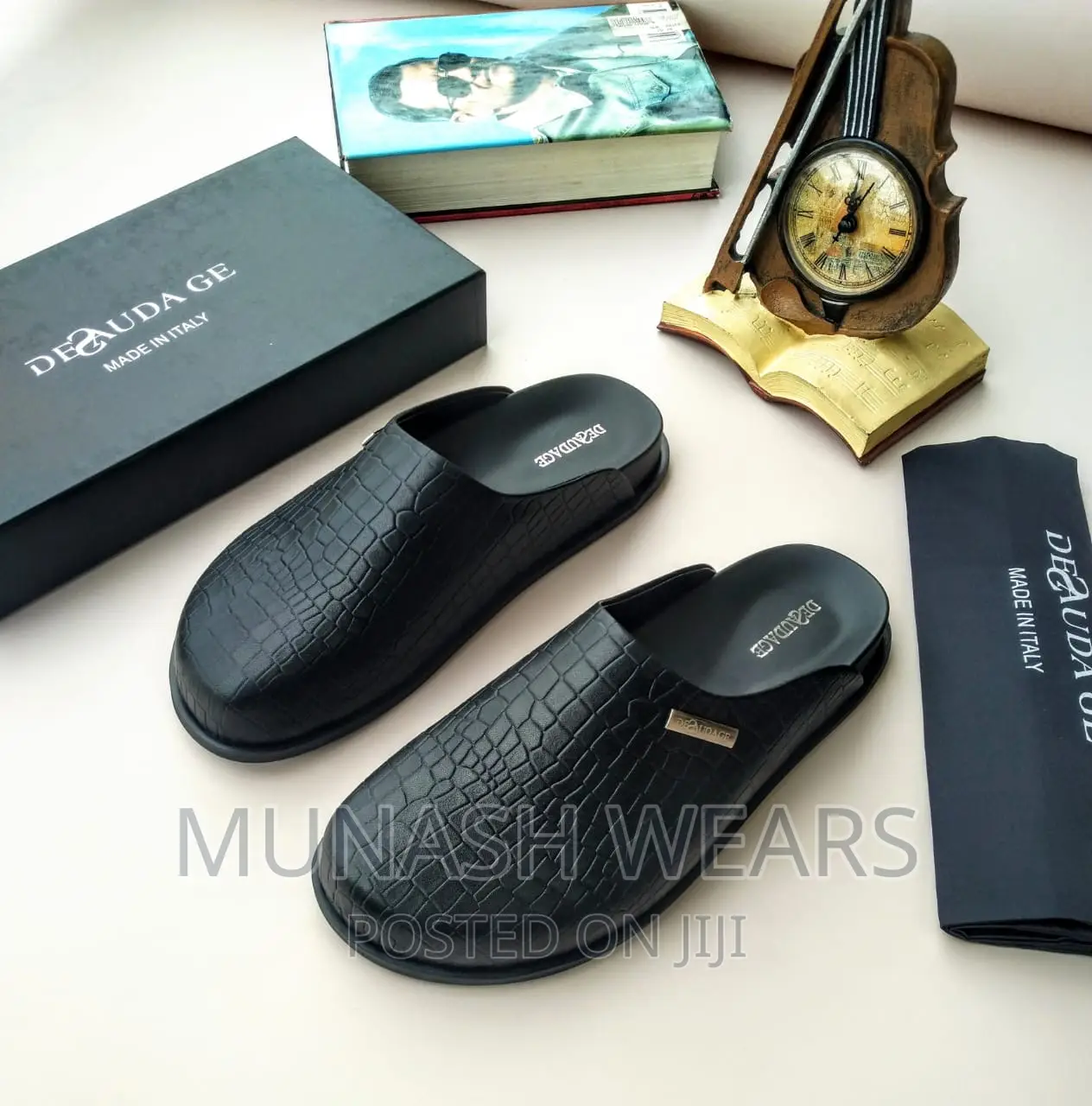 Italian Leather Mule