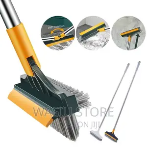 3 in 1 Bathroom Long Handle Brush Bristles