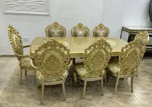 New Modern Royal 8 Seaters Luxury Dinning Table Set