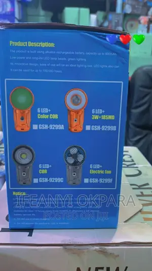 Solar Charging Campaign Light and Fan