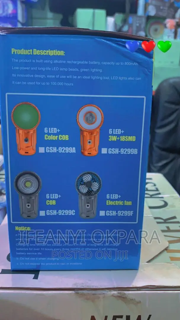 Solar Charging Campaign Light and Fan