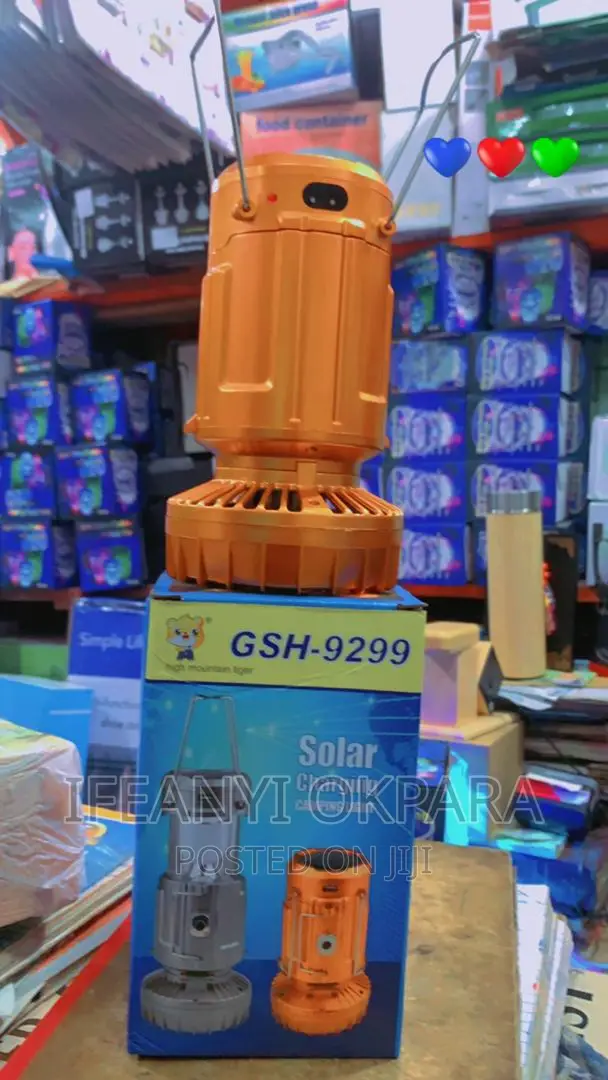 Solar Charging Campaign Light and Fan