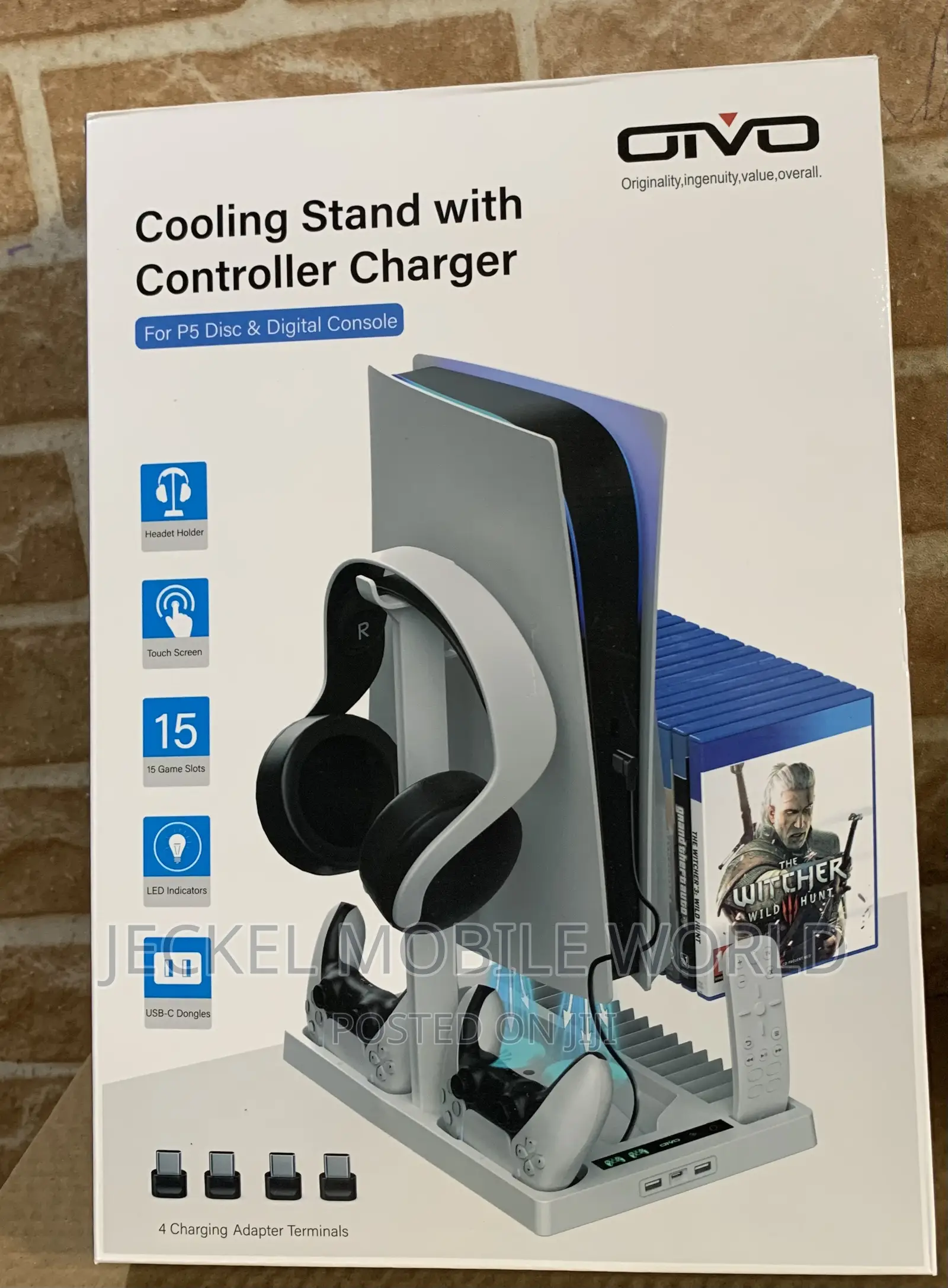 Ps5 Stand Cooling Fan