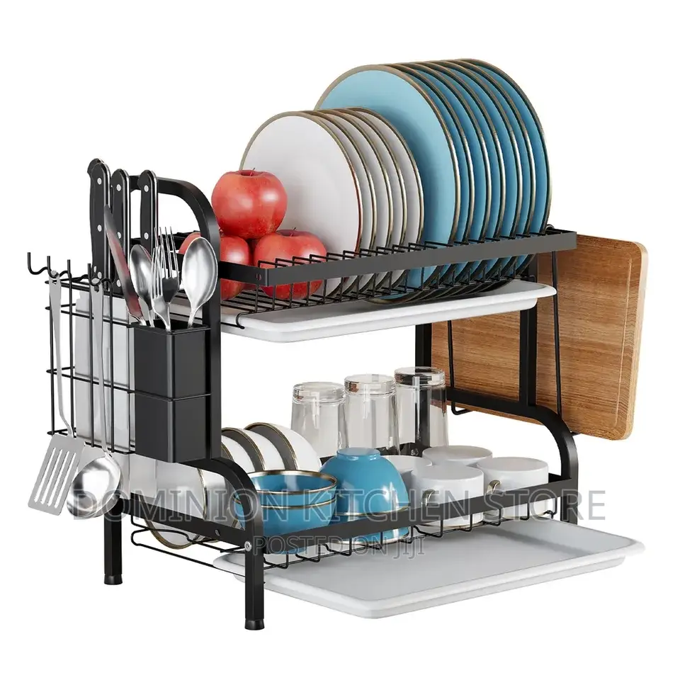 2 Layer Dish Drainer Rack