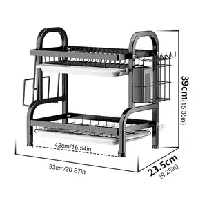 2layer Dish Drainer Rack