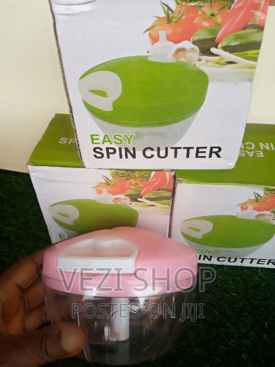 Manual Chopper - Easy Spin Cutter