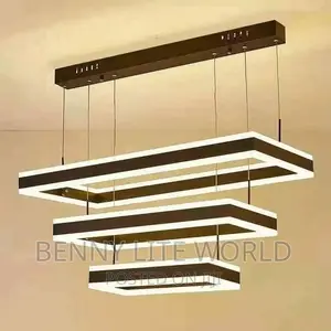 Led 3 Step Rectangular Chandelier Light