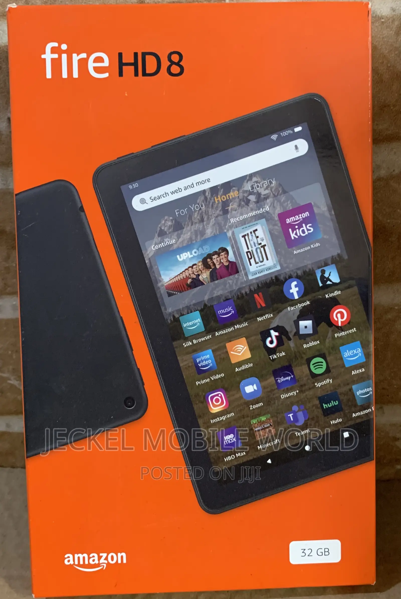 New Amazon Fire HD 8 32 GB Black