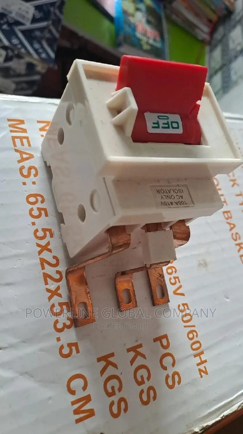 100amps Main Switch for D Board/ Factories Purposes