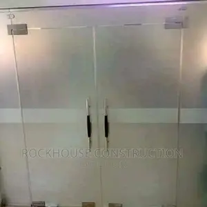 Double Glass Door Fabrication and Installation
