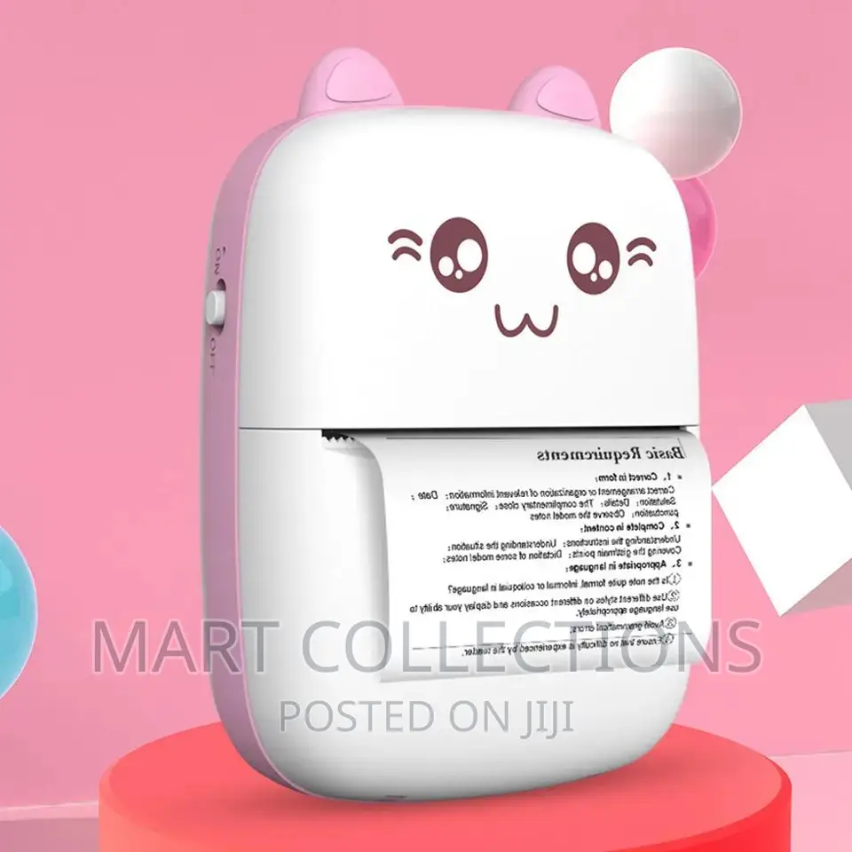 Mini Wireless Paper Printer Portable Bluetooth Printer