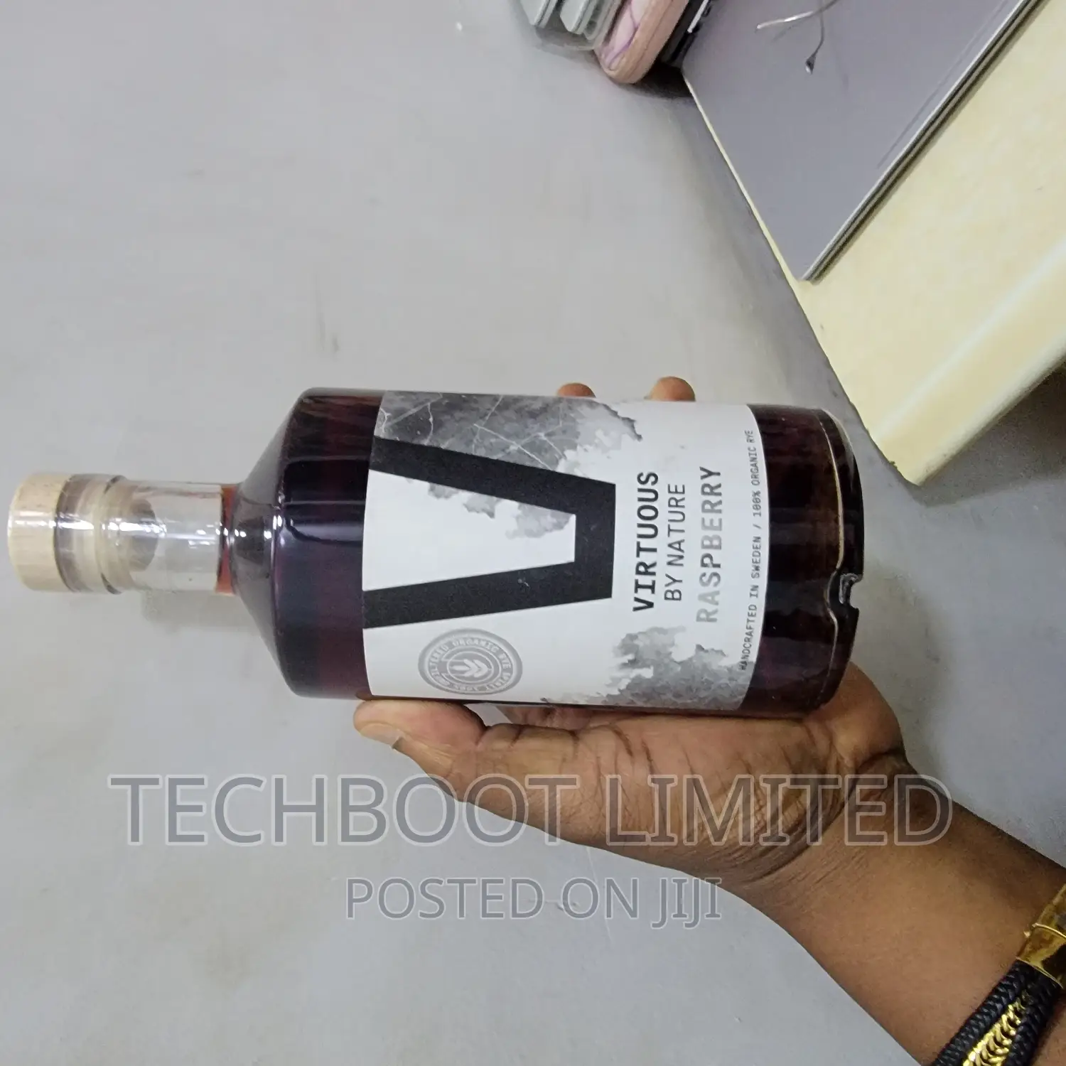Vodka Virtuous by Nature Raspberry, Ginger , Bitter Lemon