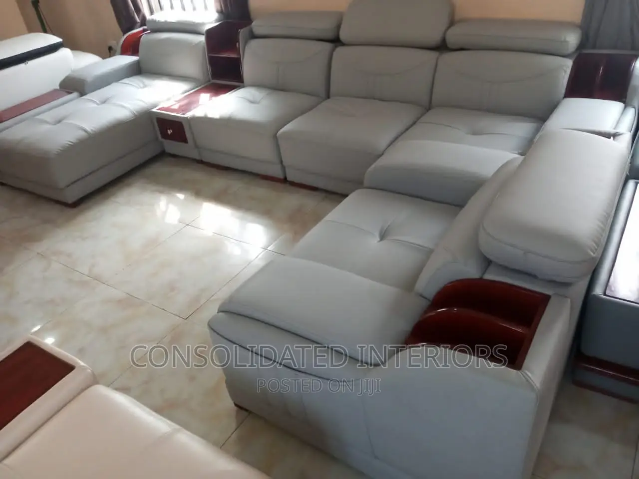 Unique Leather Sofa Set